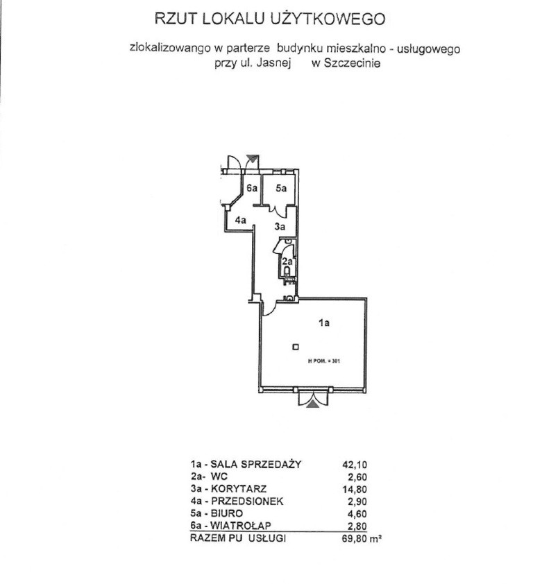 Lokal Wynajem Szczecin os. Słoneczne 8