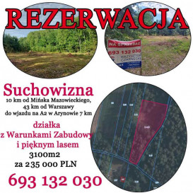 Działka Sprzedaż Suchowizna