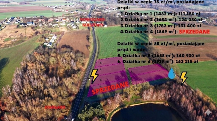 Działka Sprzedaż Grabowo 2