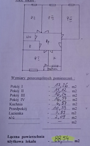 Mieszkanie Sprzedaż Police Hugona Kołłątaja 16