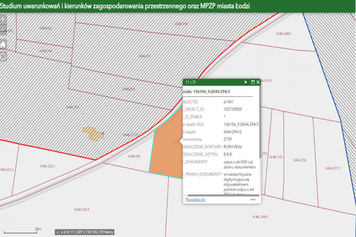 Działka Sprzedaż Łódź Łódź-Widzew Mileszki 7